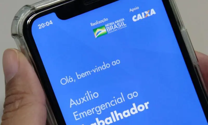 Aplicativo do auxílio emergencial. Foto: Agência Brasil