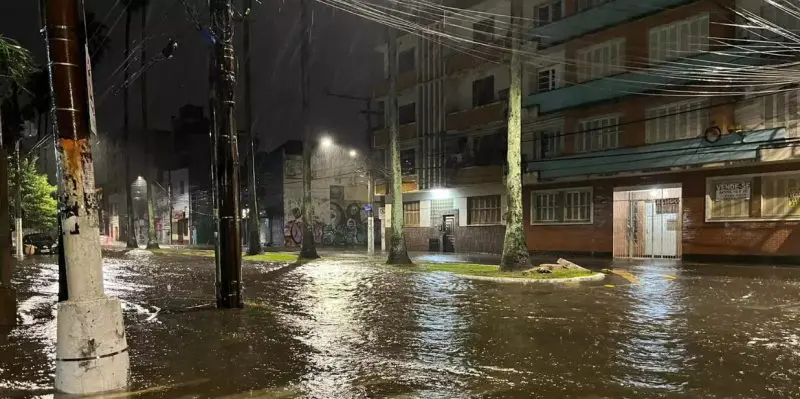 ciclone no Rio Grande do Sul