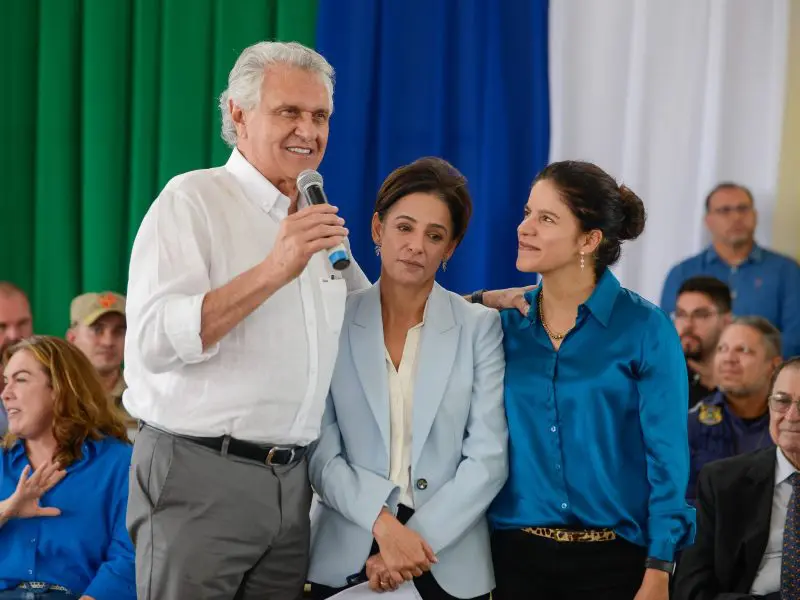 Governador Ronaldo Caiado homenageia Iris Rezende em catalão. Com a presença de Ana Paula Rezende, Adriana Rezende, Adib Elias e Fatima Gavioli