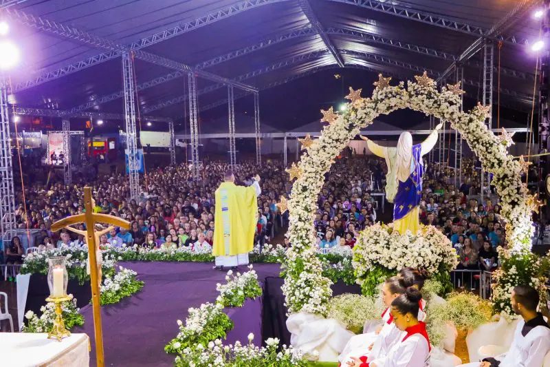 Novena em Louvor a Nossa Senhora da Assunção deve reunir milhares de pessoas com missas, atrações musicais e show de prêmios