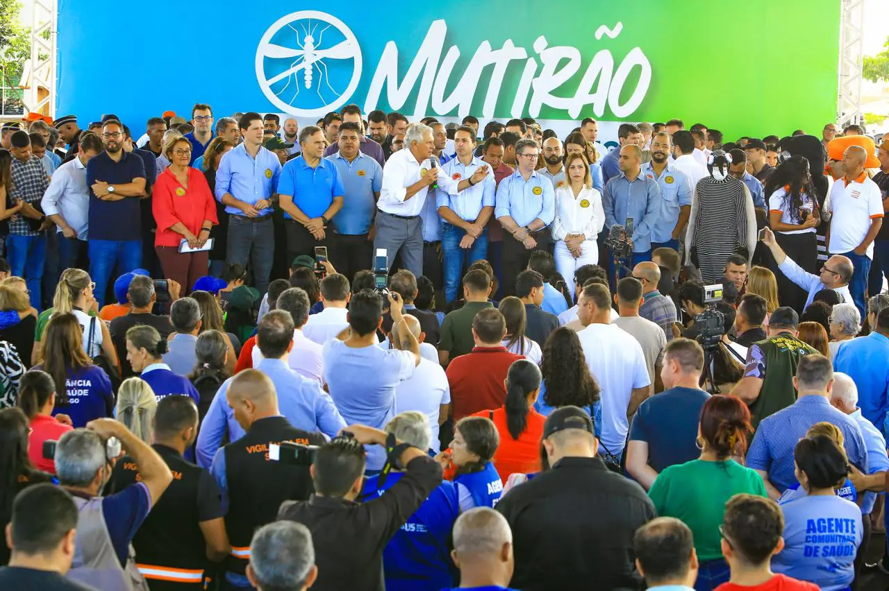 Caiado lança mutirão contra dengue em parceria com as prefeituras de Goiânia e Aparecida