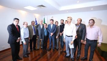 marconi perillo reune lideres sindicais