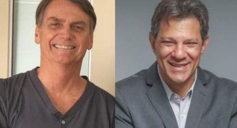 Cai rejeição a Haddad e cresce a de Bolsonaro, diz IBOPE / TV Globo