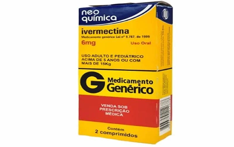 Embalagem de ivermectina do laboratório Neo-Química