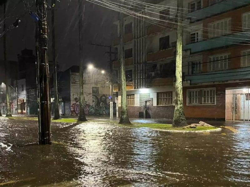 ciclone no Rio Grande do Sul