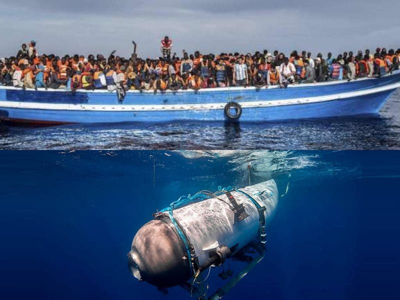 Naufrágio Mar mediterrâneo