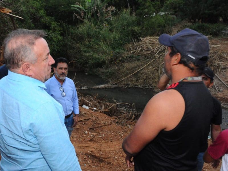 Obra interligará os bairros Veiga Jardim (1 e 2 etapa), Colinas de Homero e Porto das Pedra, em Aparecida de Goiânia. Foto: Bruno Moreira