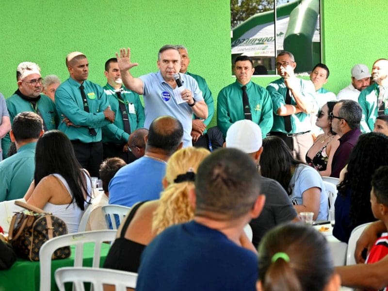 Pré-candidato a prefeito de Goiânia participou de dois encontros, um com entregadores de aplicativo e outro na sede da Cooperativa de Motofretistas do Estado de Goiás (Coopmego), para debater estratégias para melhorar o fluxo de veículos na cidade