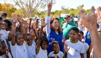 No terceiro dia de agenda na região Nordeste de Goiás, coordenadora do Goiás Social destaca determinação do Estado em oferecer atenção especial às famílias em situação de vulnerabilidade