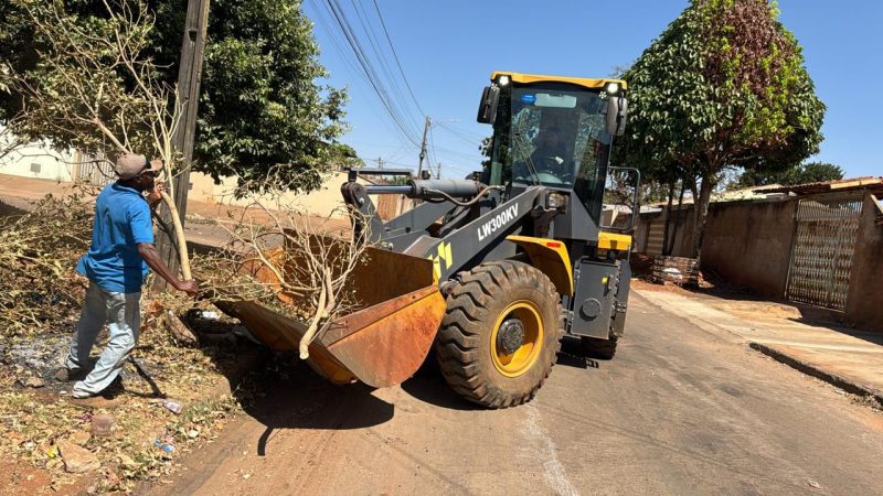 Frentes de Trabalho atuam nos setores Pontakayana e Jardim Califórnia na região leste de Trindade