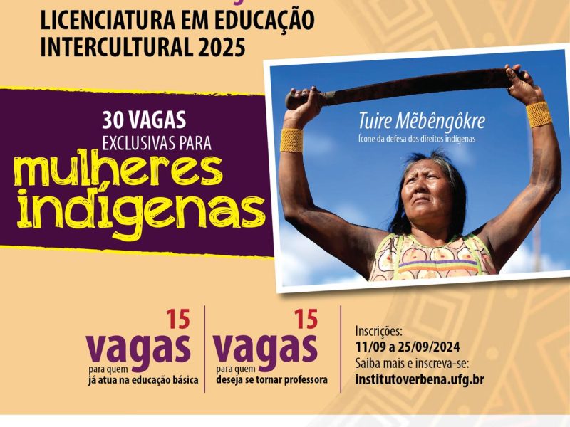 UFG divulga edital para incentivar participação de mulheres indígenas na graduação