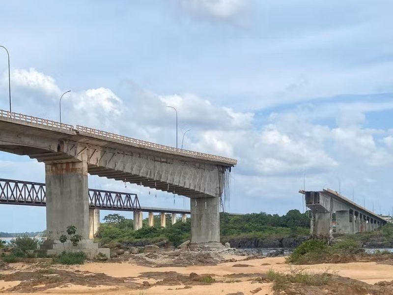 Ponte entre Tocantins e Maranhão desaba; uma morte é confirmada