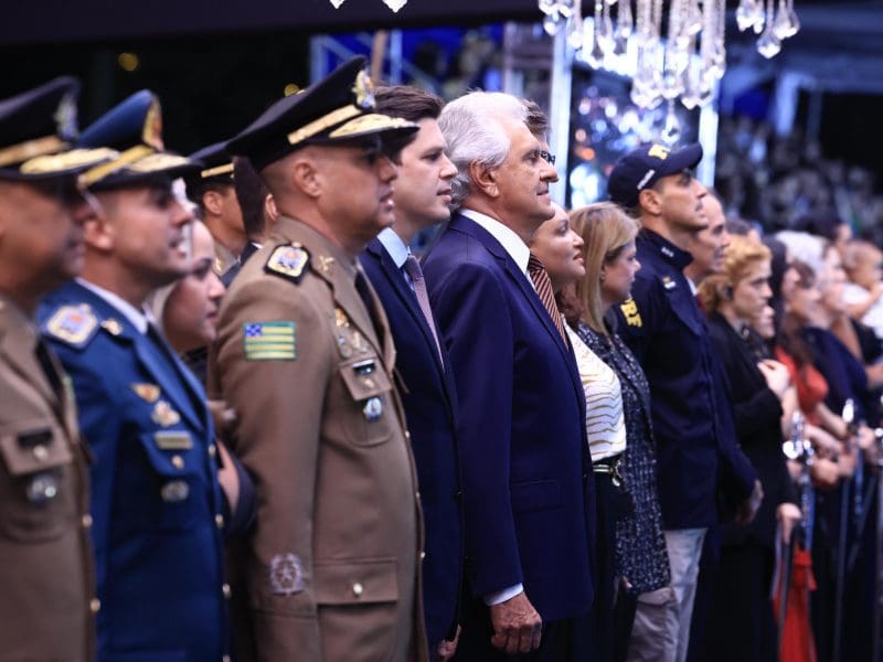 Caiado destaca qualificação da PM goiana na formatura de 105 novos cadetes