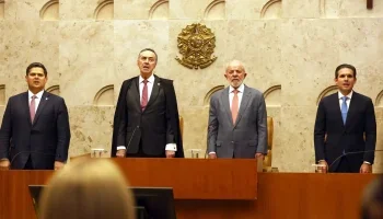 Barroso: Três Poderes estão unidos pelos princípios da Constituição. Antônio Cruz/Agência Brasi