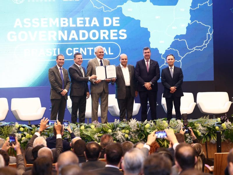 Consórcio Brasil Central continua sendo presidido por Ronaldo Caiado
