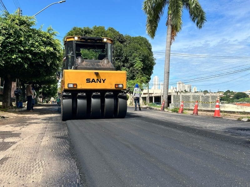 Jardim Novo Mundo tem ruas recapeadas pela prefeitura