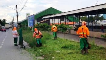 Jardim Guanabara recebe ações de limpeza em comemoração dos 72 anos do bairro
