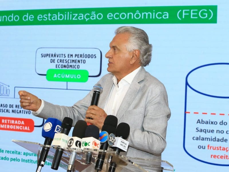 Fundo de Estabilização Econômica insere Caiado na discussão sobre Economica no Brasil