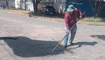 Operação tapa-buracos é intensificada em Goiânia