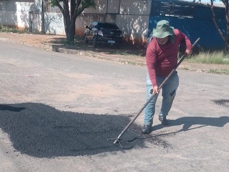 Operação tapa-buracos é intensificada em Goiânia
