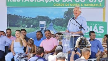 Caiado entrega revitalização da GO-070, entre cidade de Goiás e Itapirapuã