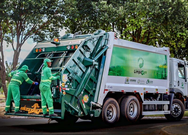 271 mil toneladas de lixo foram recolhidos em Goiânia em 2025