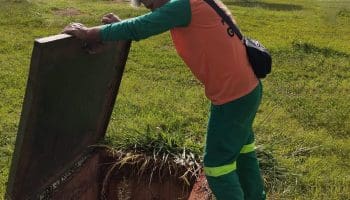 Praças de Goiânia tem ação de manutenção preventiva