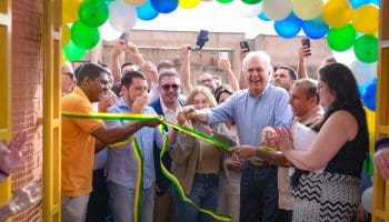 Caiado inaugura colégio de tempo integral para 454 alunos em Padre Bernardo