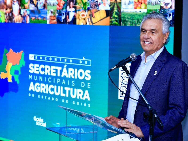 "O agro é o coração da economia goiana", afirma Caiado