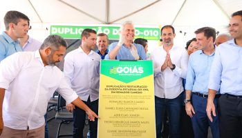 Caiado inaugura trecho duplicado da GO-010, em Senador Canedo