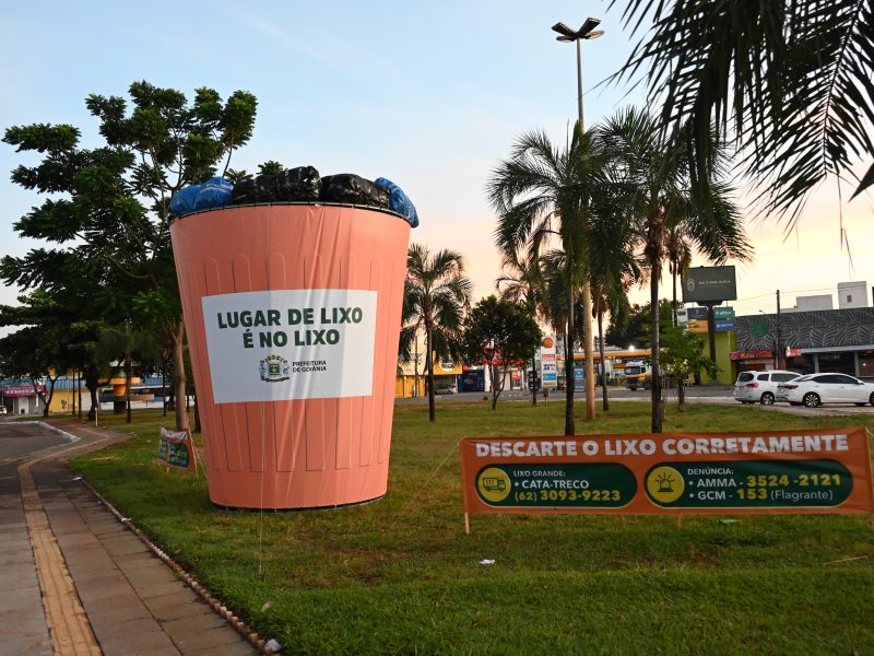 Sandro Mabel lança campanha para conscientizar sobre o descarte correto de lixo