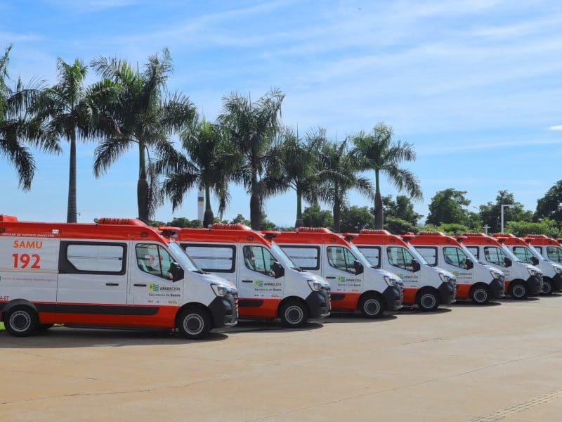 Aparecida de Goiânia ganha novas ambulâncias para o SAMU