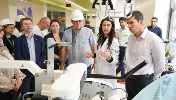 TCE vistoria obras do Complexo Oncológico de Referência do Estado de Goiás (Cora)