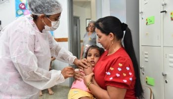 Com 20 CMEIs já visitados, Prefeitura de Aparecida entra na reta final da vacinação escolar itinerante
