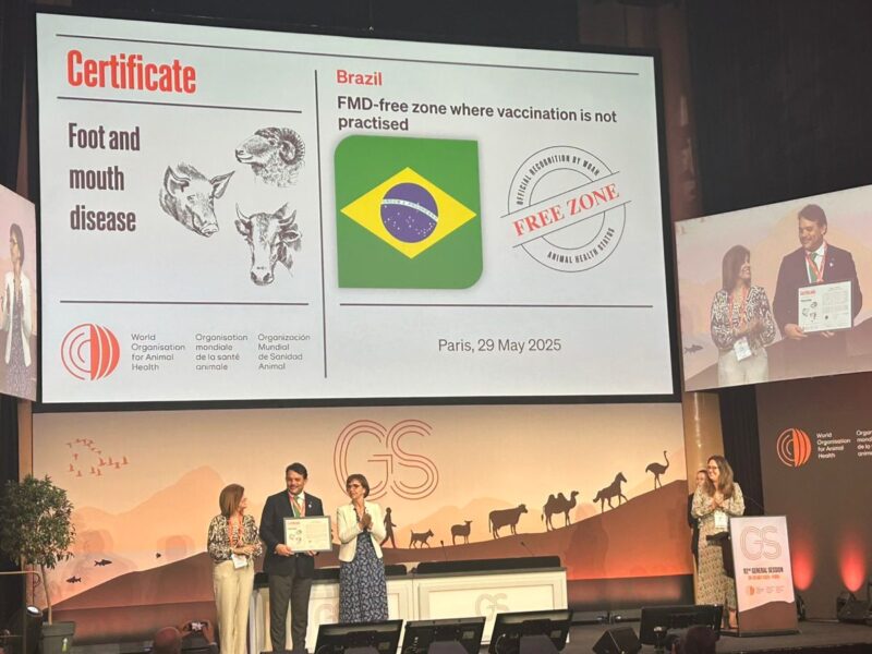 Reconhecimento internacional: Goiás é oficialmente zona livre de febre aftosa sem vacinação