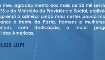Após fraude no INSS, Lupi pede demissão do Ministério da Previdência