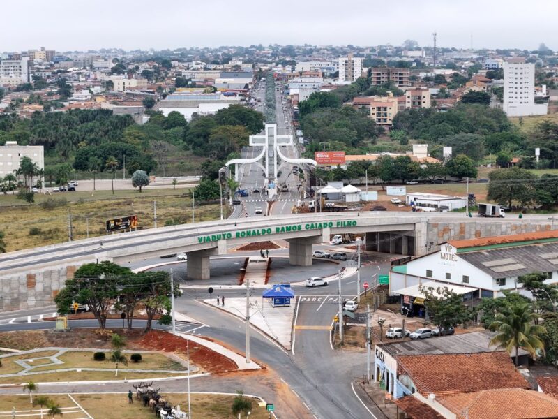 Governo de Goiás inaugura o viaduto Portal da Fé, em Trindade