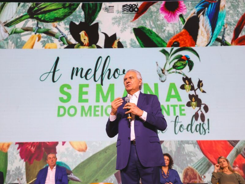 “Em Goiás, conciliamos desenvolvimento e preservação ambiental”, afirma Caiado durante abertura da Semana do Meio Ambiente