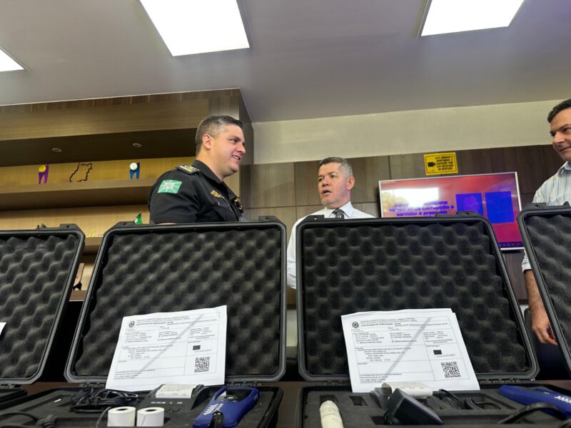 GCM recebe etilômetros do Detran para uso em operações da Balada Responsável