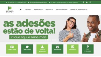 Ipasgo Saúde lança novo site com foco em serviços aos beneficiários