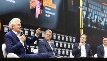 Caiado cobra soluções do governo federal sobre tarifaço na 15ª edição da Expert XP, em São Paulo