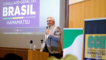 Caiado apresenta avanços de Goiás em palestra a empresários japoneses