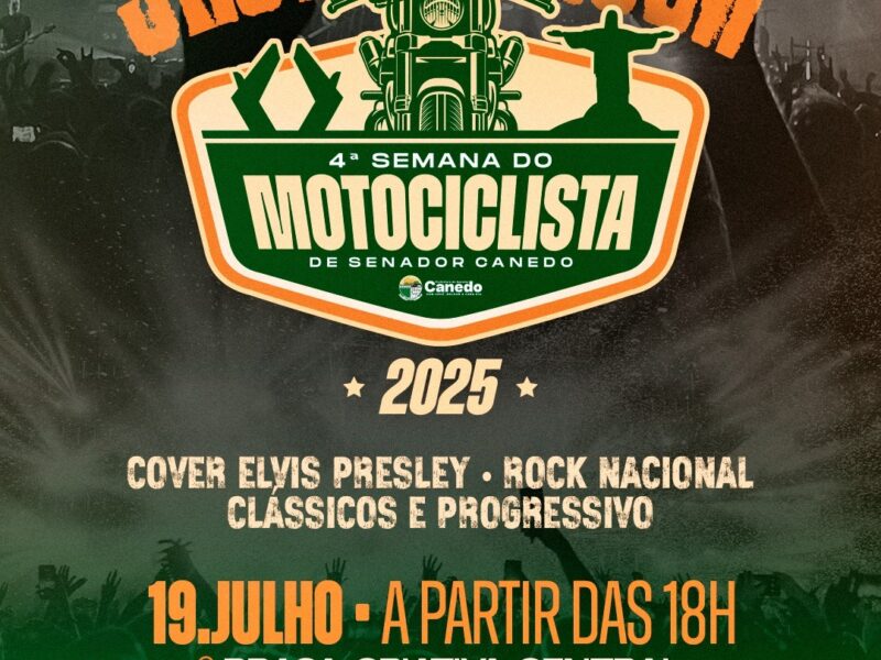 Shows de rock movimentam Senador Canedo na abertura da semana do Motociclista