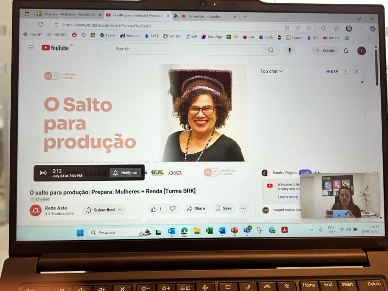 Projeto da BRK e da Rede Asta gera renda e sustentabilidade para costureiras de Aparecida e Trindade por meio de 16 mil ecobags