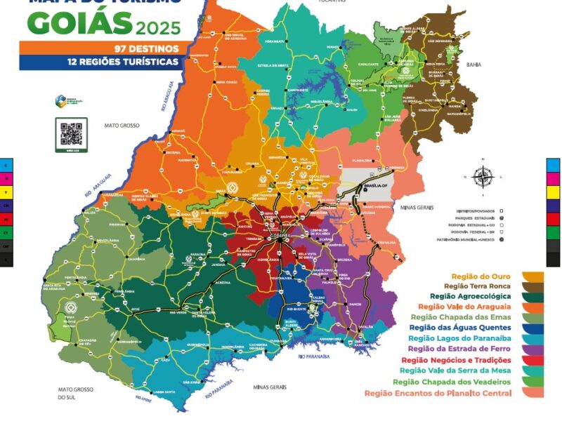 Nove municípios entram no Mapa do Turismo Goiano 2025