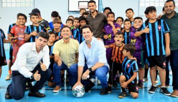 Daniel Vilela entrega reforma do ginásio de esportes de Taquaral