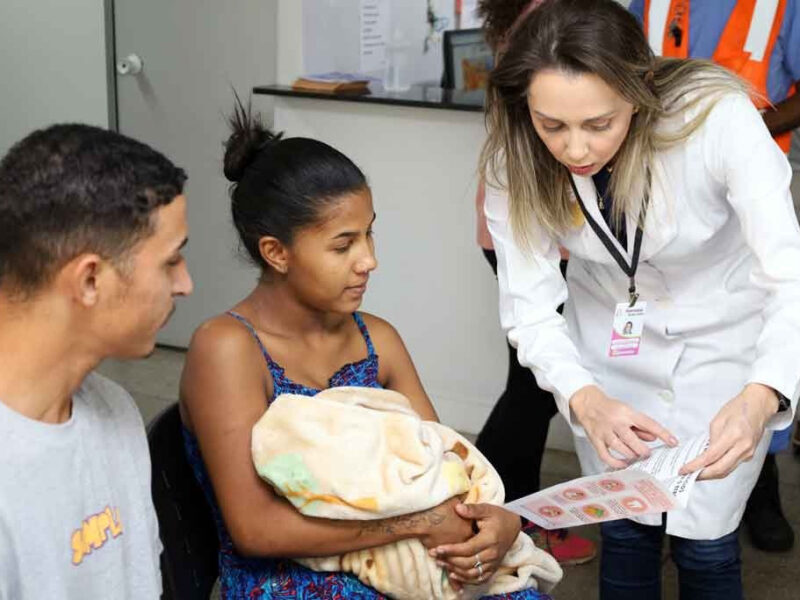 Maternidade Municipal de Aparecida reforça o aleitamento materno