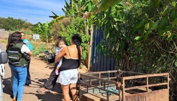 Prefeitura de Goiânia realiza atendimento social às famílias em área de risco no Real Conquista