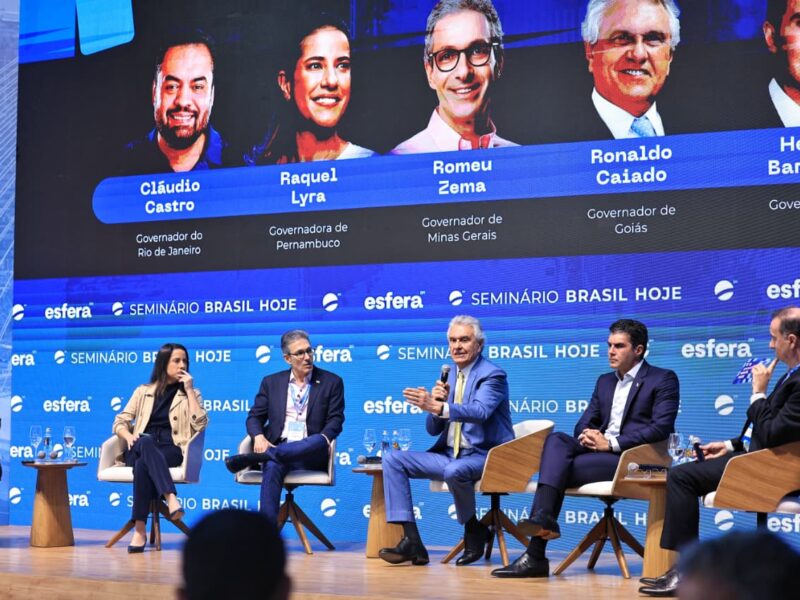 Caiado defende inovação em IA para garantir crescimento do país, em evento do Instituto Esfera Brasil