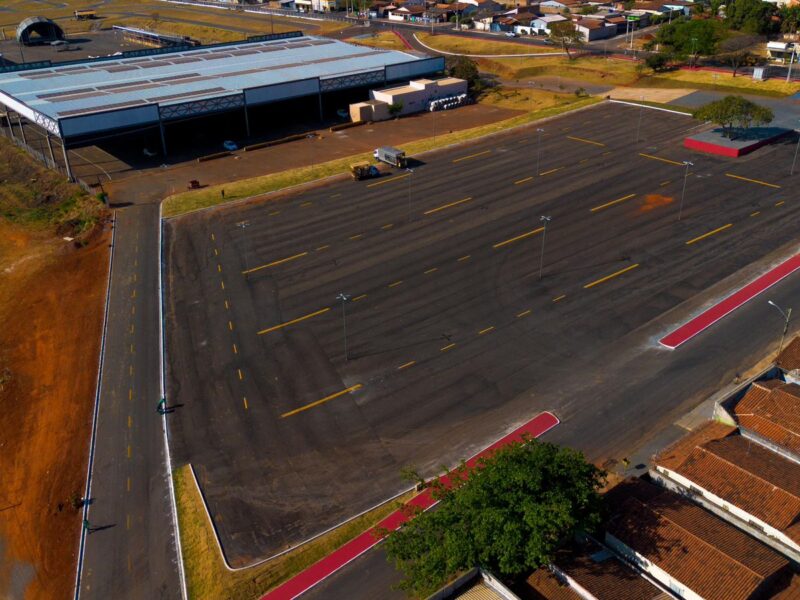 SMT revitaliza estacionamento do Centro de Eventos para o Festival Gastronômico